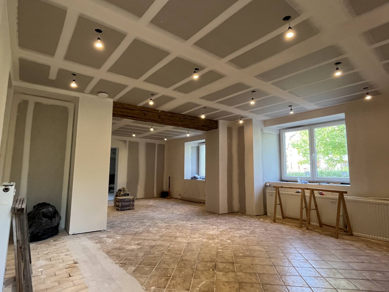 Pose de plaques d’isolation phonique à Sarre-Union dans le Bas-Rhin